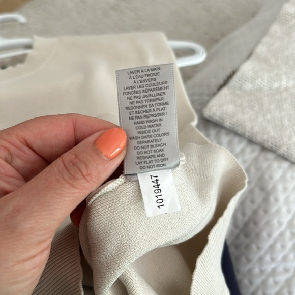 Cream Sweater Vest. - Picture 6 of 6